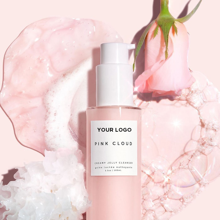 Aixin OEM ODM 100ml Cleaning Gel Gently Hydrates Removes Makeup Cleanser Face Wash Rose Water Creamy Jelly Facial Cleanser