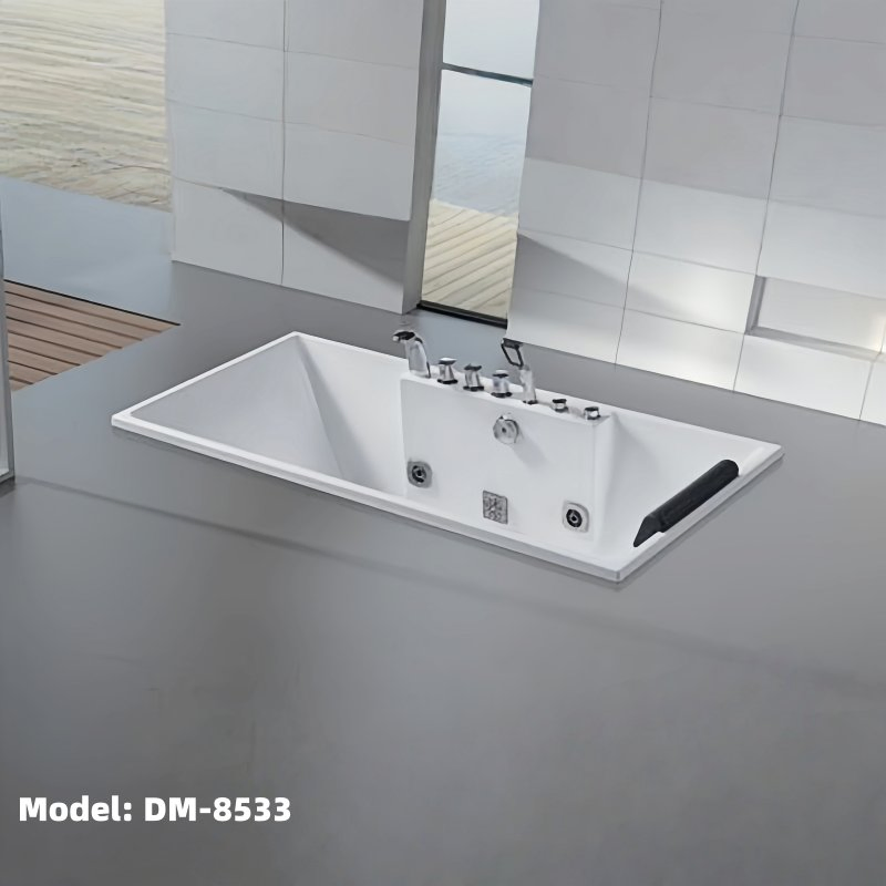 Stylish Acrylic Bathtub for Adults with Comfort Features