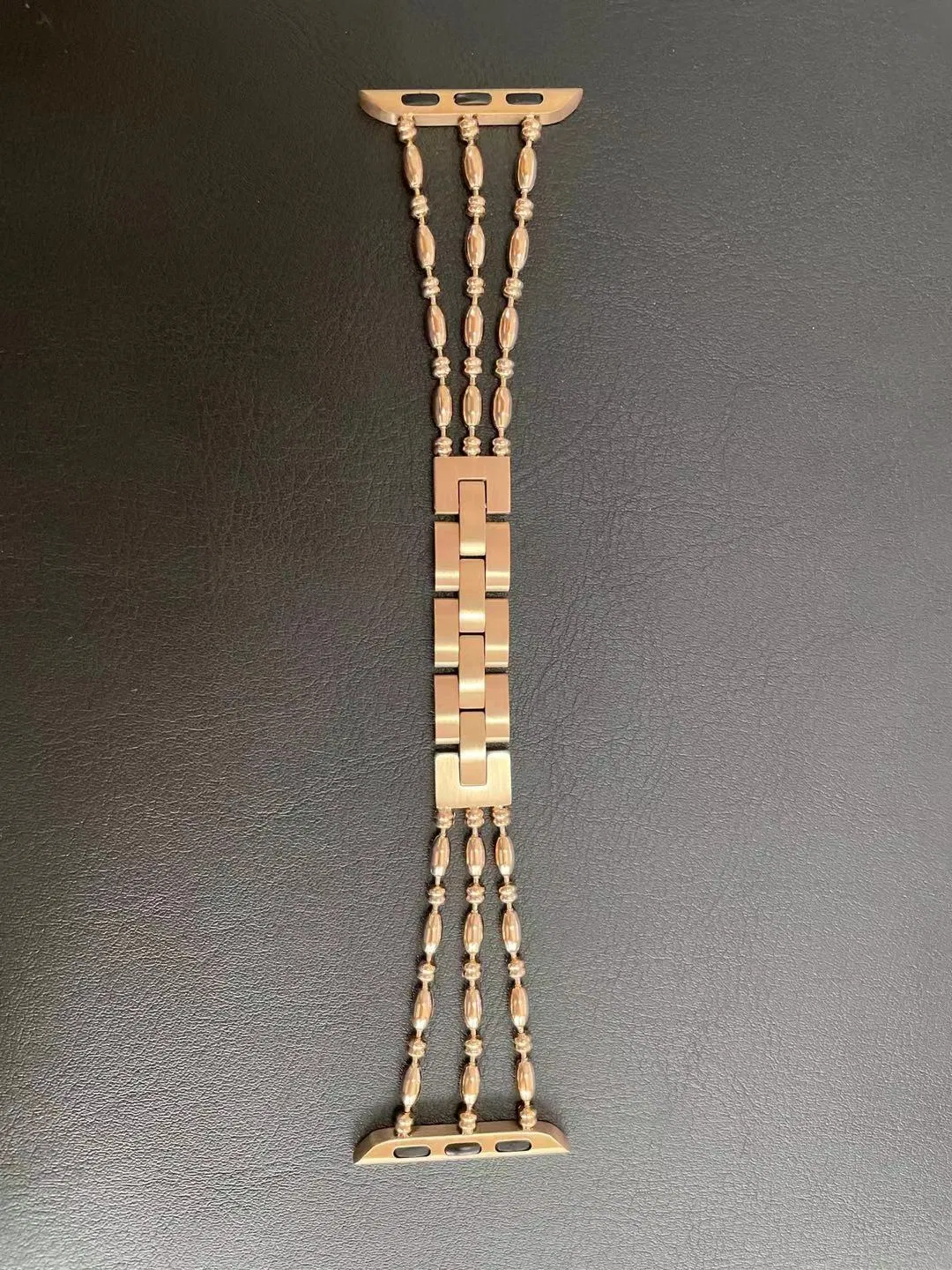 Luxury Stainless Steel Fitness Bracelet Strap for Apple Smart Watch Band