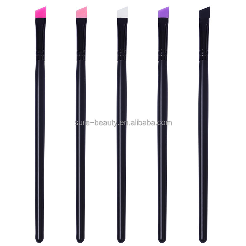 Brow Lash Lift Silicone Brush Flexible Eyebrow Tint Perm Styling Brush for Brow Styling Lash Lifting