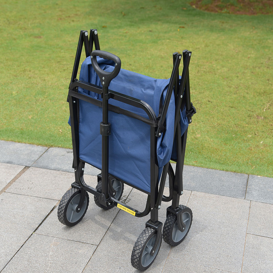 Portable Fashion Wagon Trolley Heavy Duty Shopping Camping Sporting Garden Cart