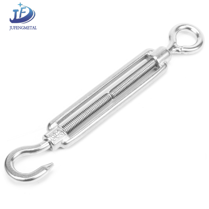 High Quality Custom European Rigging Screw Stainless Steel Hook Eye Turnbuckle
