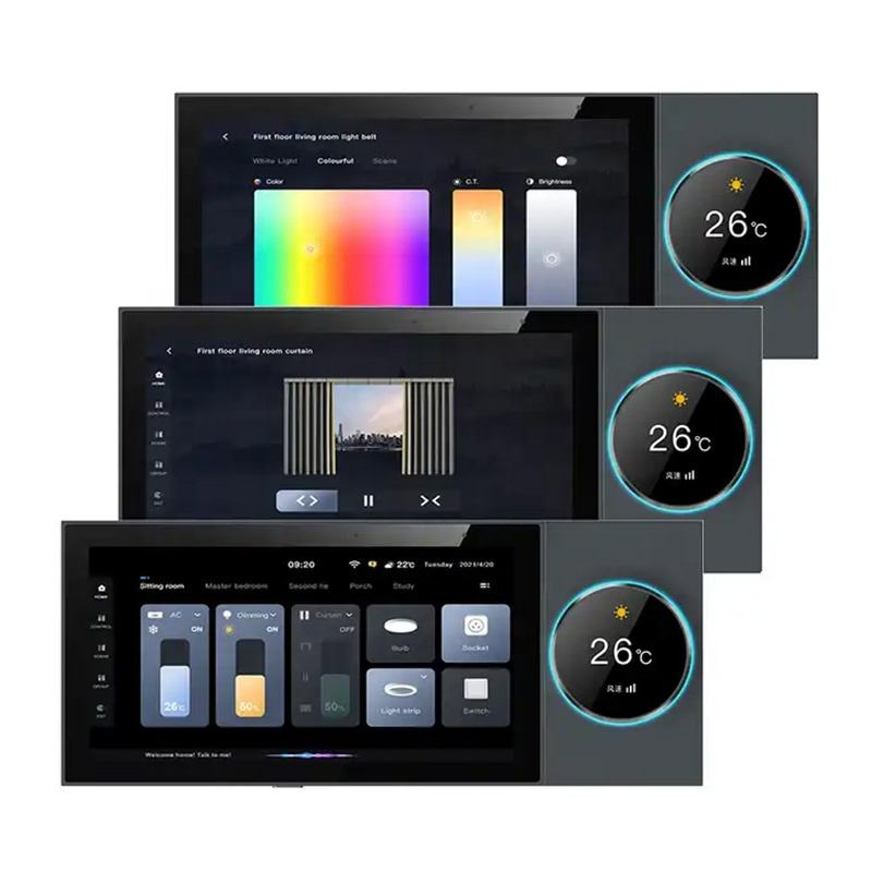10 Inch Tuya Zigbee WiFi Smart Home Multifunction Touch Screen Control Panel Wall Switch