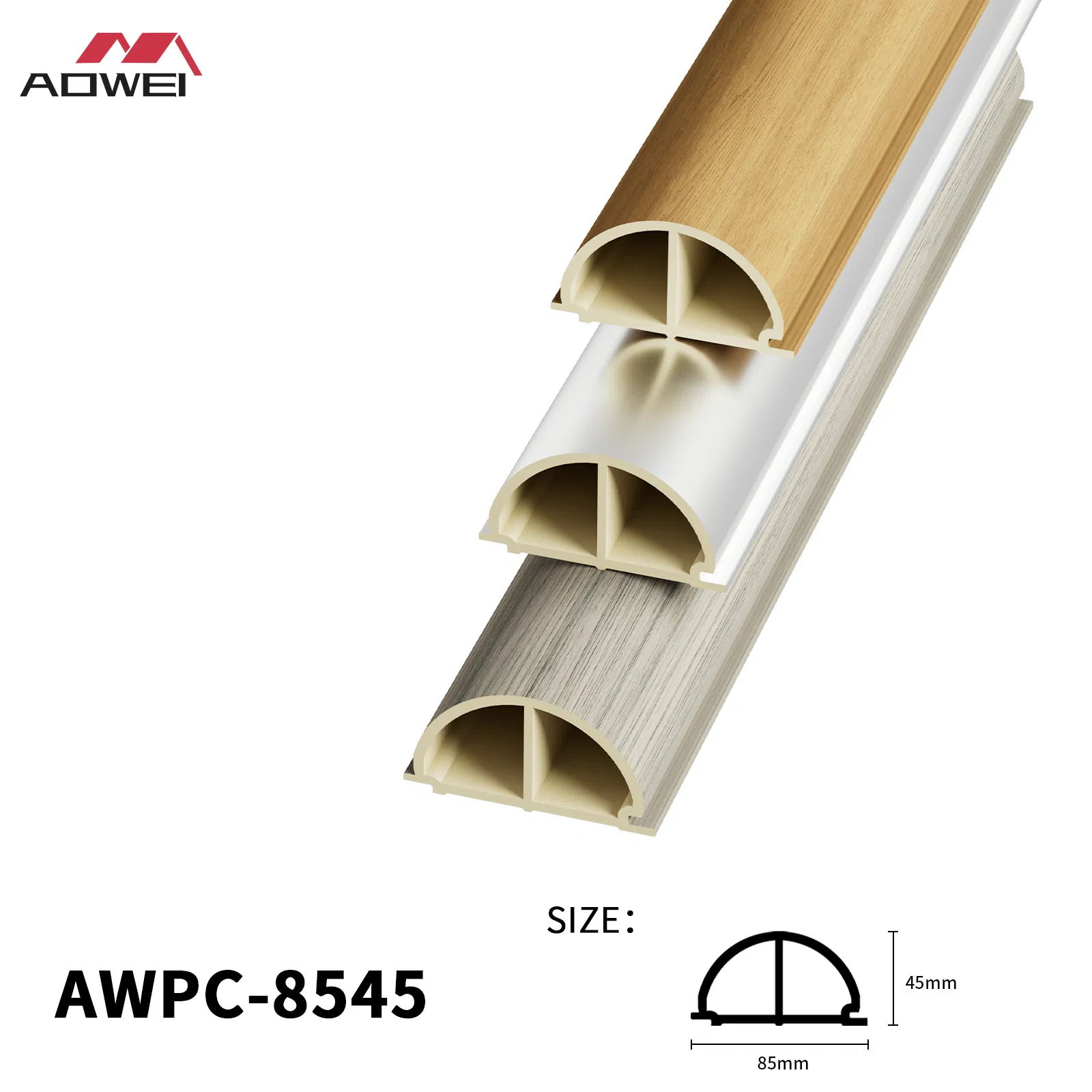 Tailored WPC Wall Panel with Various Thicknesses and Lengths Offered
