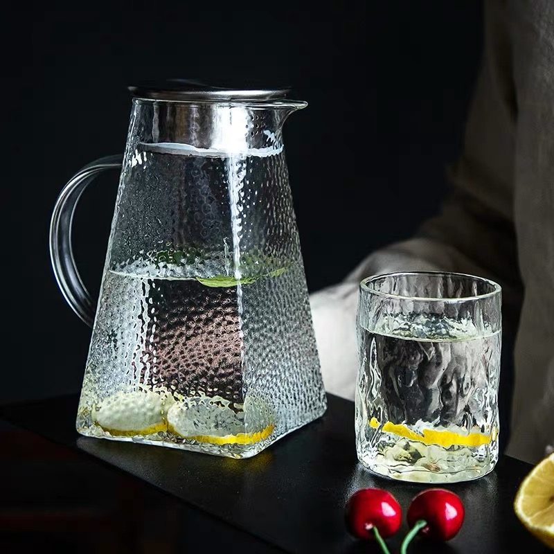1.2 Litre High Quality Heat Resistant Cold Water Jug Set with Cover