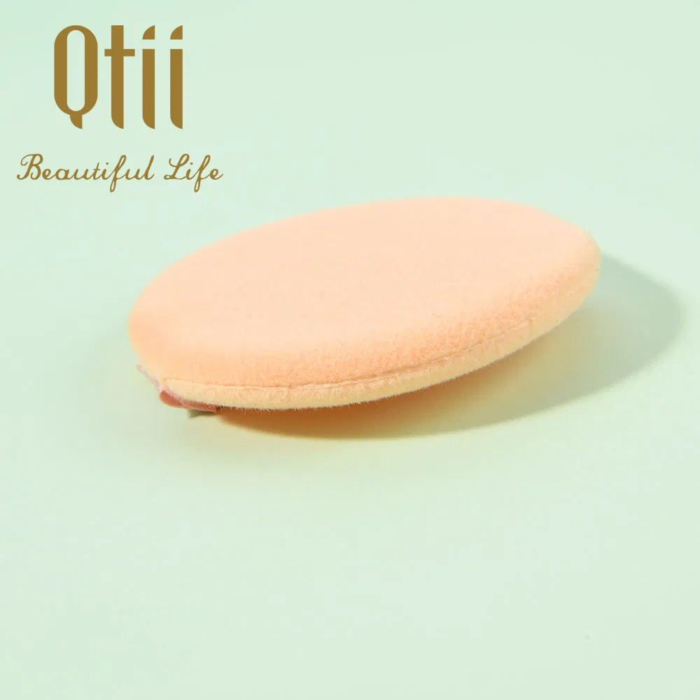Ultra-Thin Round Soft and Delicate Flocking Strap Powder Puff