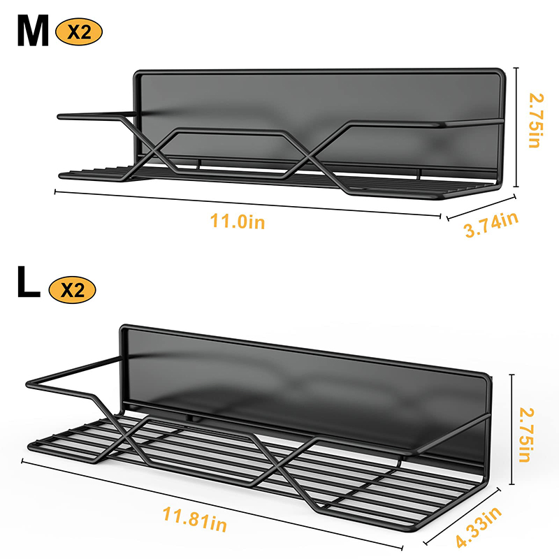 High Quality 4-Tier Organizer Seasoning Magnetic Kitchen Organization Spice Shelf for Fridge