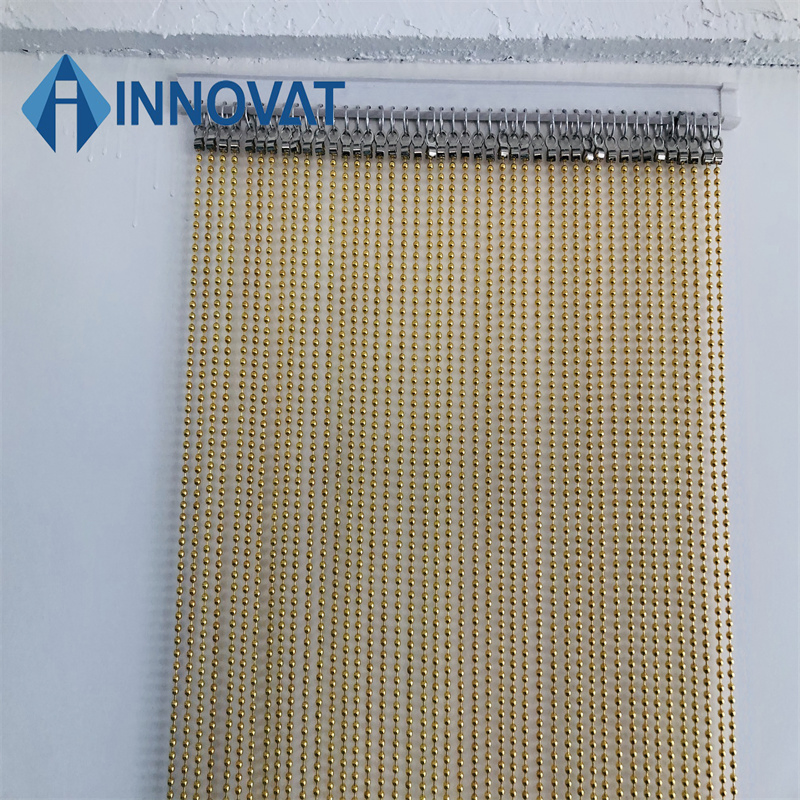 Metal Stainless Steel Ball Bead Chain Roller Blinds Chain Roll 4.5*6mm Curtain/Wire Mesh/Door Curtain/Window Curtain/Decorative Curtain/Metal Chain/Metal Mesh