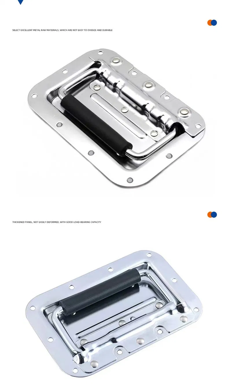 Large Musical Instrument Case Aluminum Case Lock Buckle Large Handle Aluminum Lock Buckle