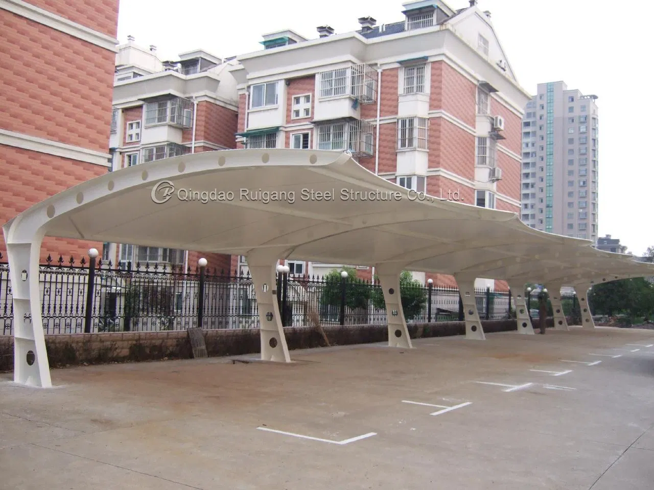 Metal Garage Prefab Light Steel Structure Metal Carport