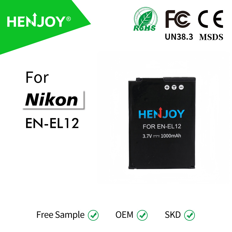 Аккумулятор Nikon EN-EL12, 1200mAh, литий-ионный