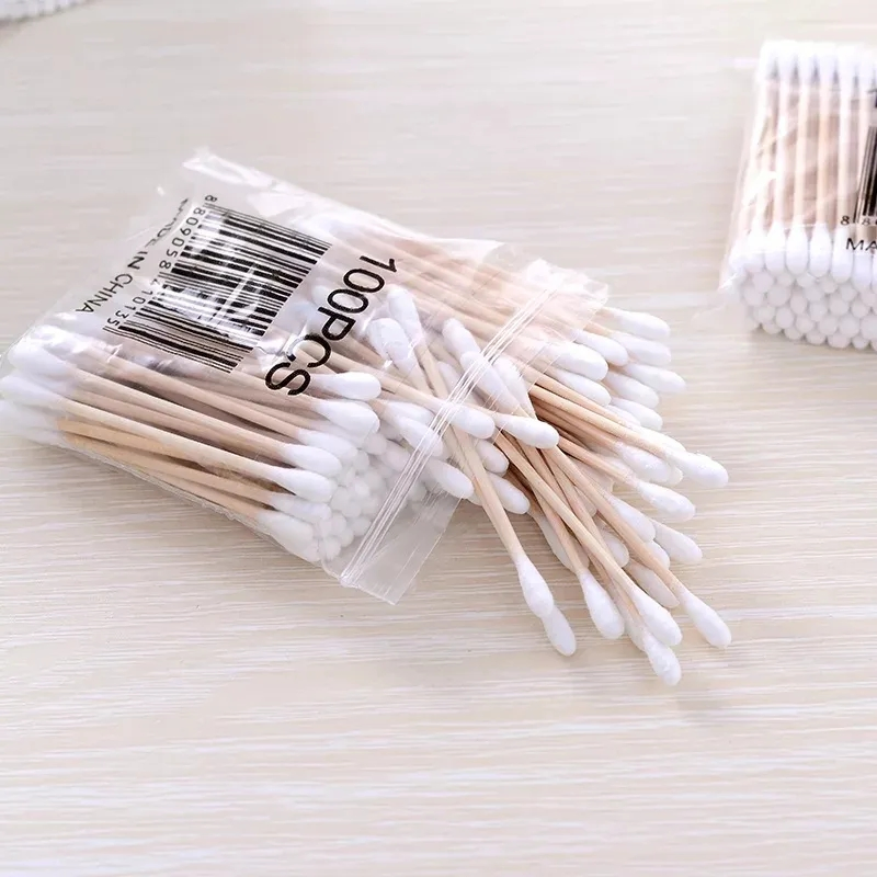 Stick Cotton Swabs OEM Manufacturer Wooden Cotton Bud