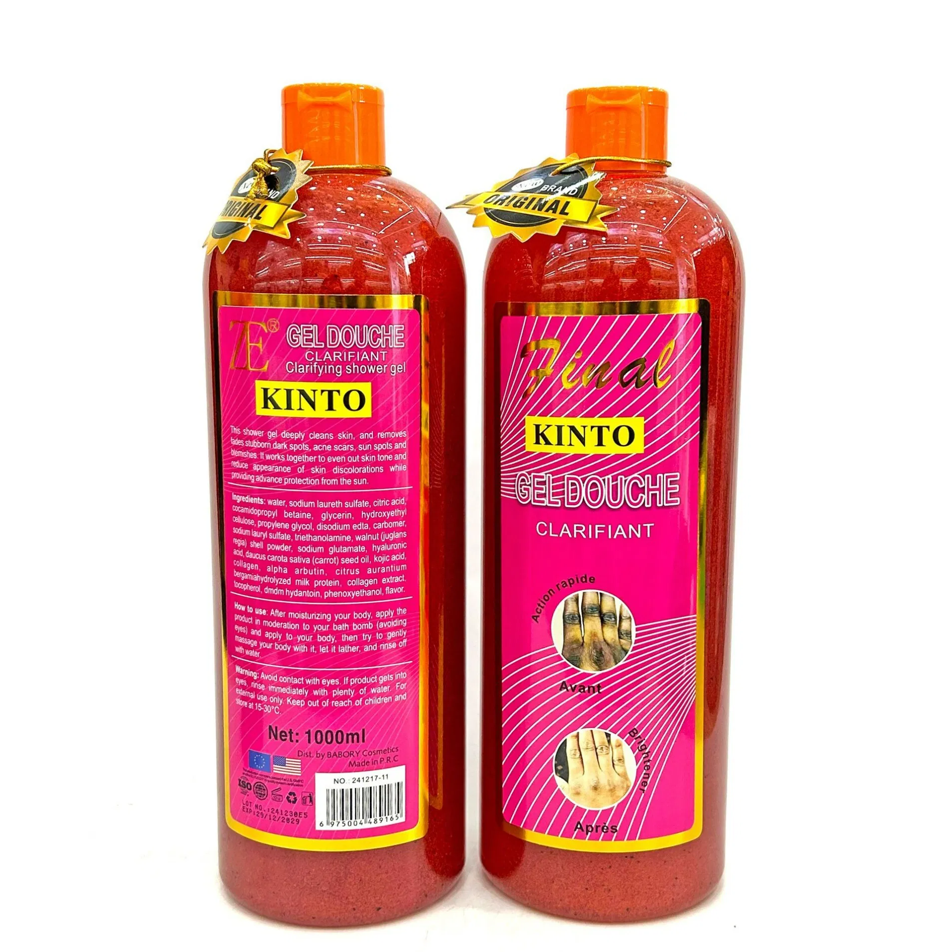 Fruits Shower Gel Vitamin C Lavender Liquid Soap Whitening Body Wash Bath Gel