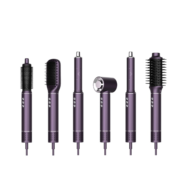 Secador De Cabelohigh Speed Ionic Hair Dryer with 110, 000 Rpm, Hair Straightener Low Noise, Fast-Drying, Magnetic Nozzle Salon Equipment