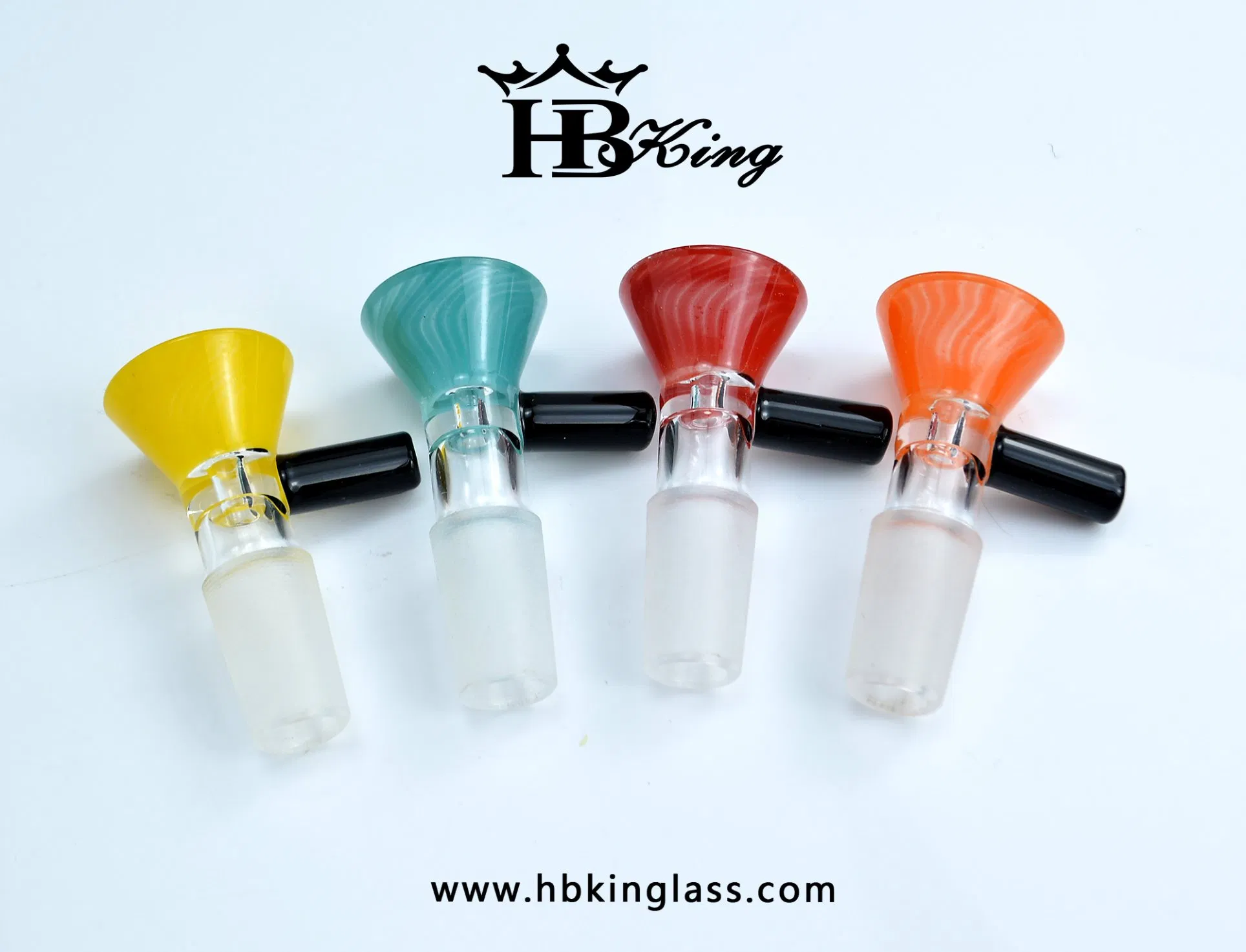 Customized American Color Rod 14mm Male Joint Glass Water Pipe Smoking Accessories Glass Smoking Pipe Glass Bowl