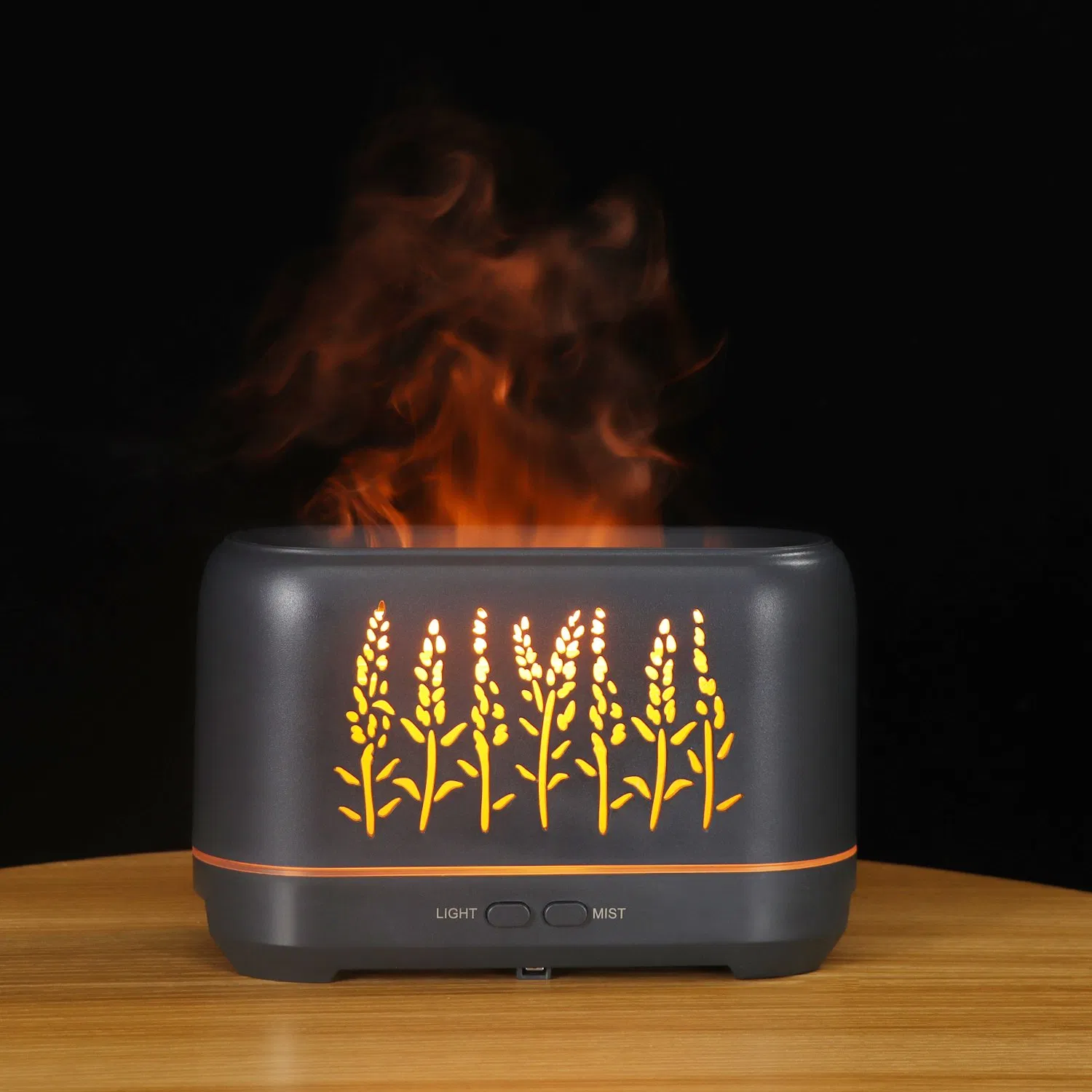 Factory Wholesale Flame Air Humidifier Cool Mist Ultrasonic Aroma Diffuser