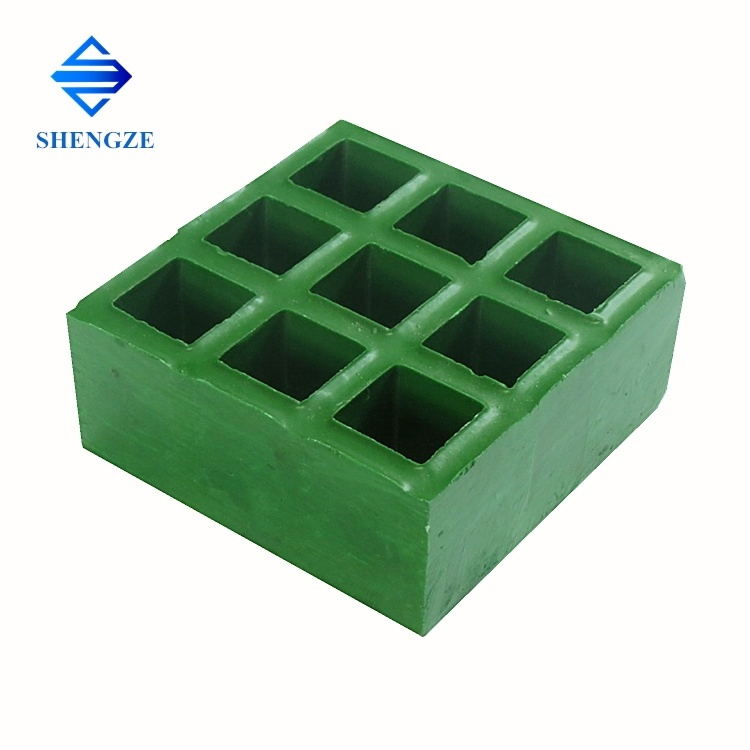 Fiberglass Grating for 50 mm X 50 mm Height 15 mm Vynilester Resin, Fire Retardant, UV Yellow Color FRP Walkway Products