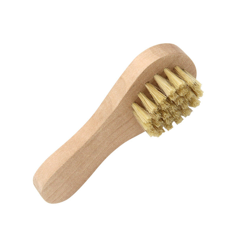 Customized Cleaning Brush High Quality Wooden Block Hair Brush Shoe Brush