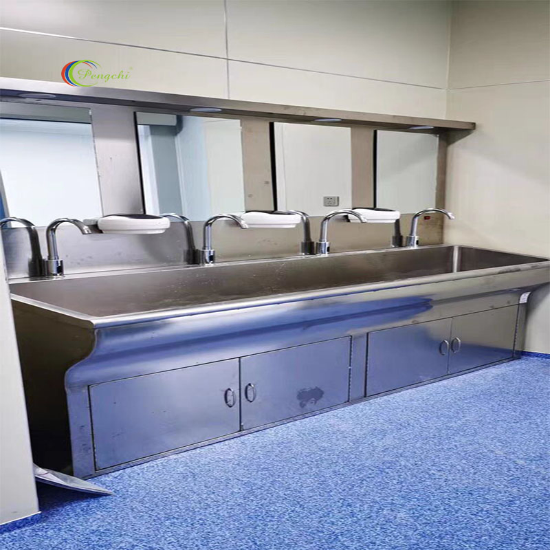 Automatic Sensor Operating Room Medical Handwashing Sink, Touchless for Infection Prevention