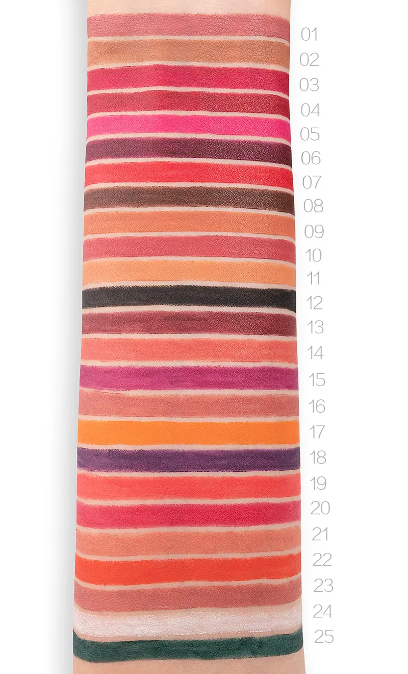 25 Colors Black Pencil Lip Liner Waterproof Wholesale Private Label High Quality Lipliner Pencils