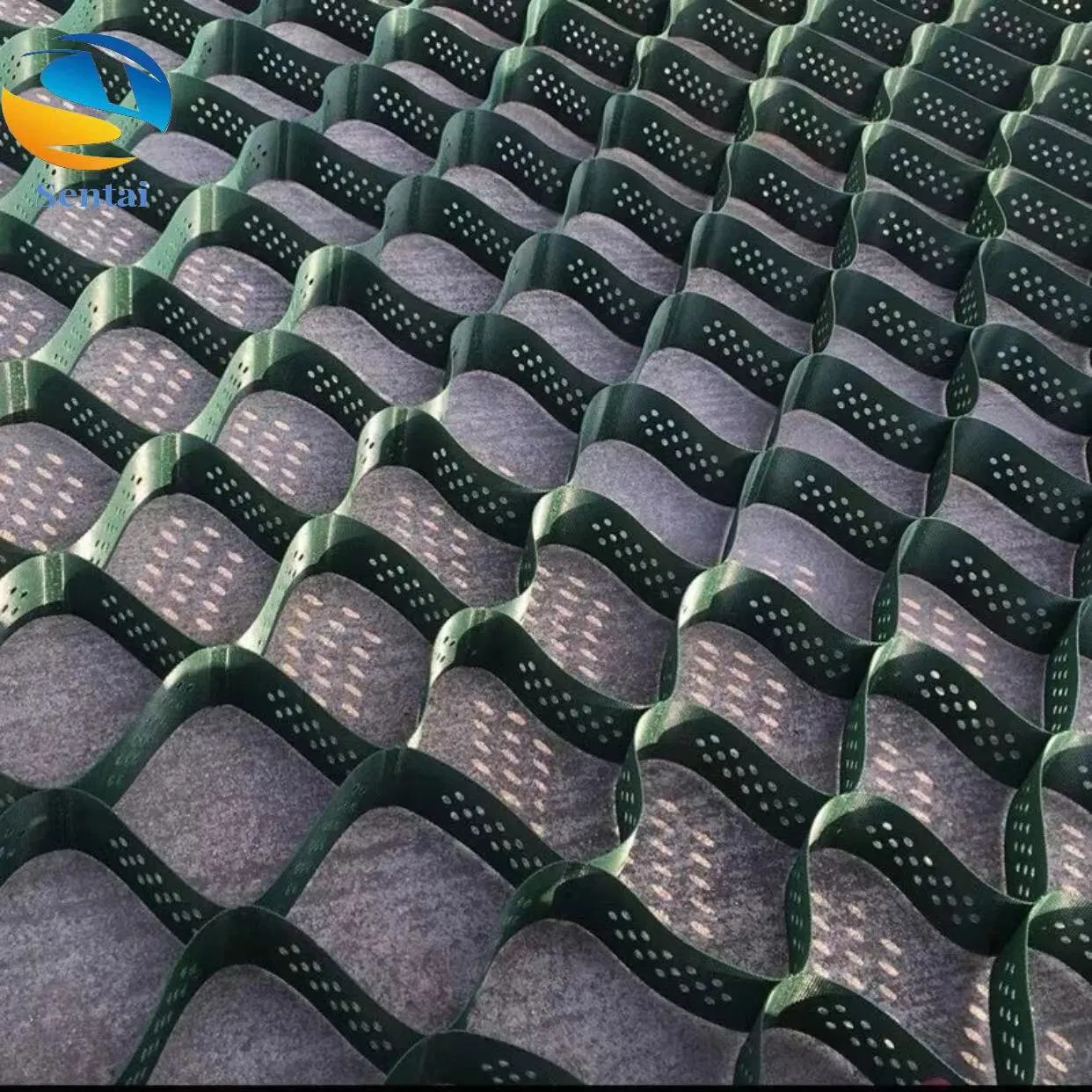 Geogrid Chamber Is Used for Road Foundation Reinforcement/Slope Protection, and Has a Reinforcing and Protective Effect on Both Sides of The Soil