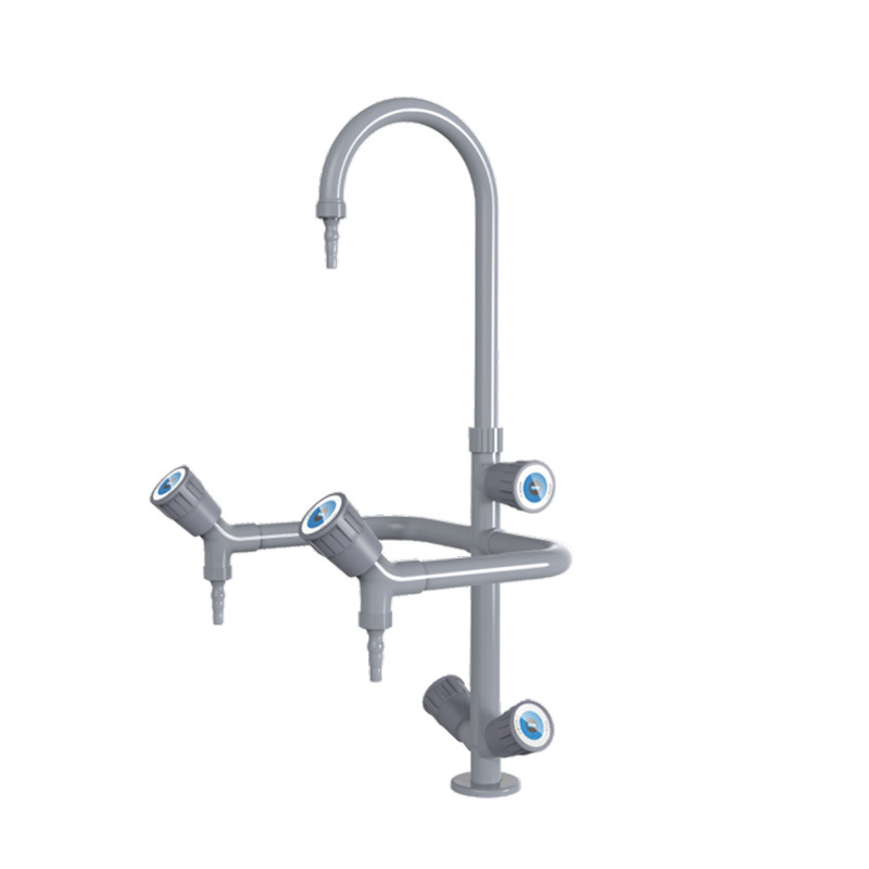 Copper Lab Tap Single Hole Five Handle Mixer Laboratory Faucet