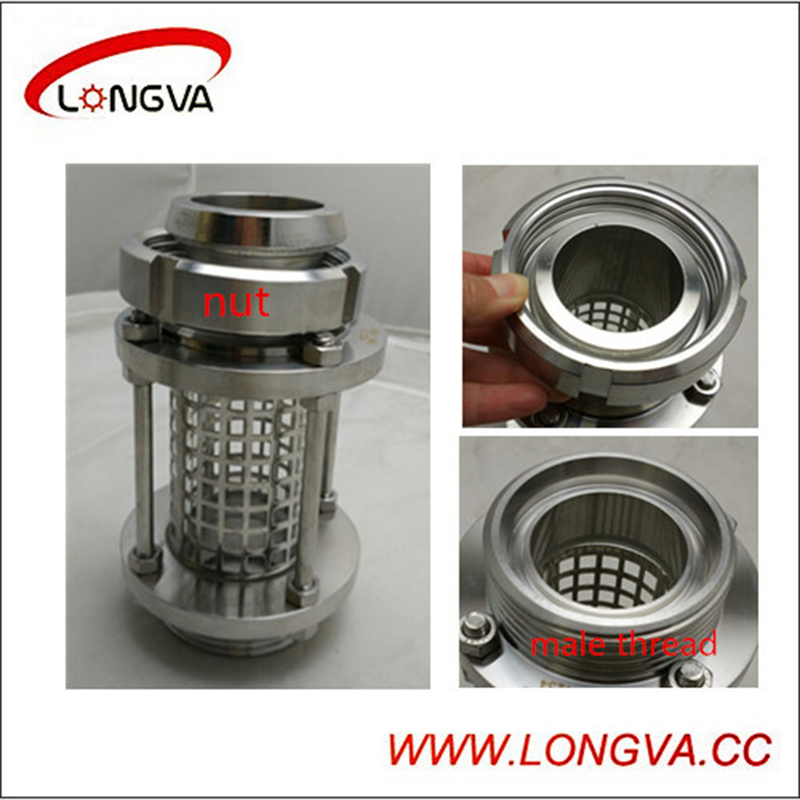 Stainless Steel Male Thread Inline Sight Glass