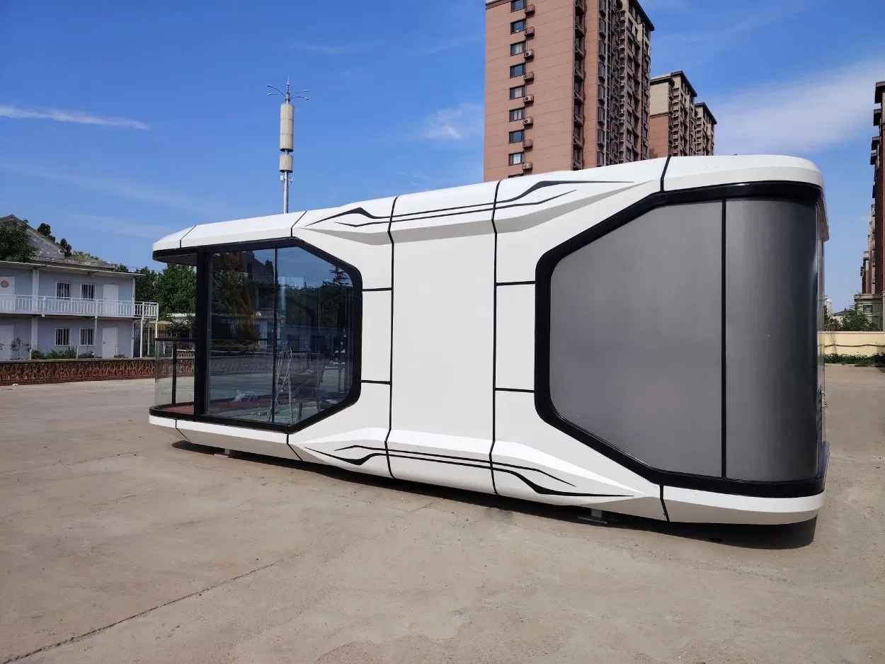 Popular Modern Galvanized Steel Frame Luxury Prefabricated Cheap Mobile Houses Space Capsule