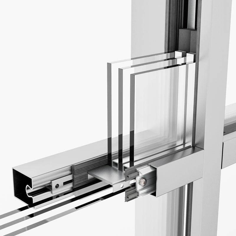 Australia Aluminum Glass Curtain Wall System for Tall Building