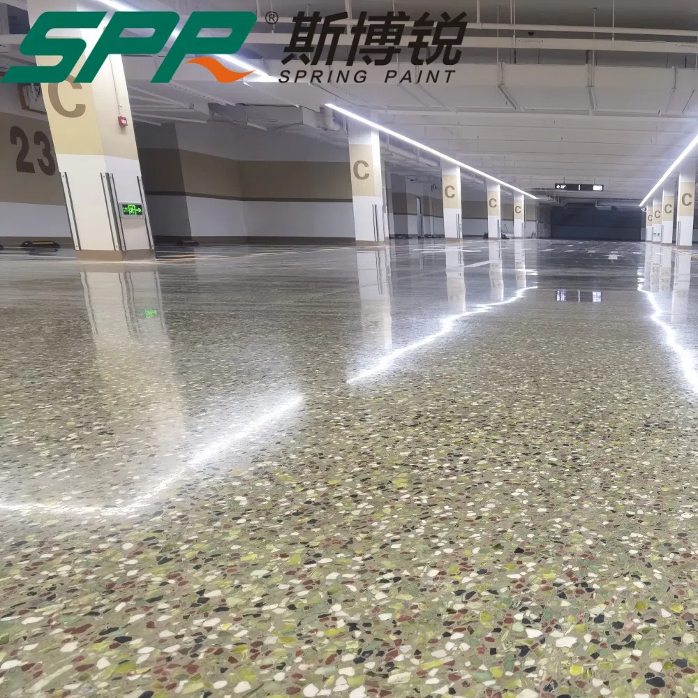 Seamless Concrete Color Sealing Curing Agent Floor for Shopping Centers