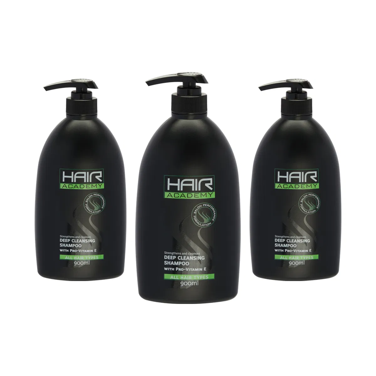 900ml Hair Academy Deep Cleansing Shampoo with PRO-Vitamin E