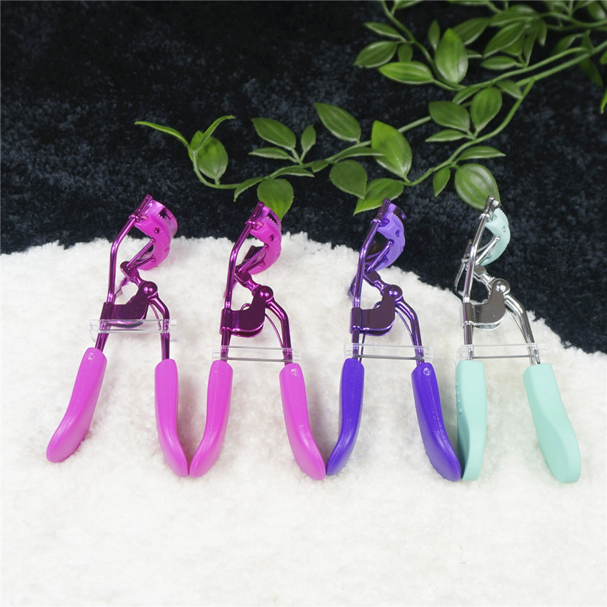 Factory Price Beauty False Eyelashes Tool Stainless Steel Makeup Lashes Eyelash Curler with Brush