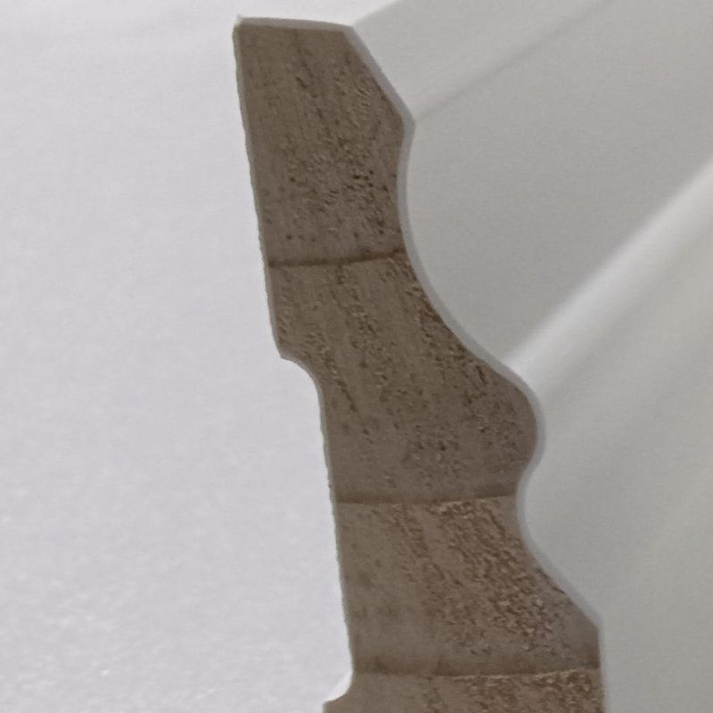 White Gesso Prime Finger Joint Casing Wood Moulding
