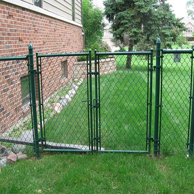 Customized 6 Feet High PVC Coated Cyclone Wire Mesh Chain Link Fence