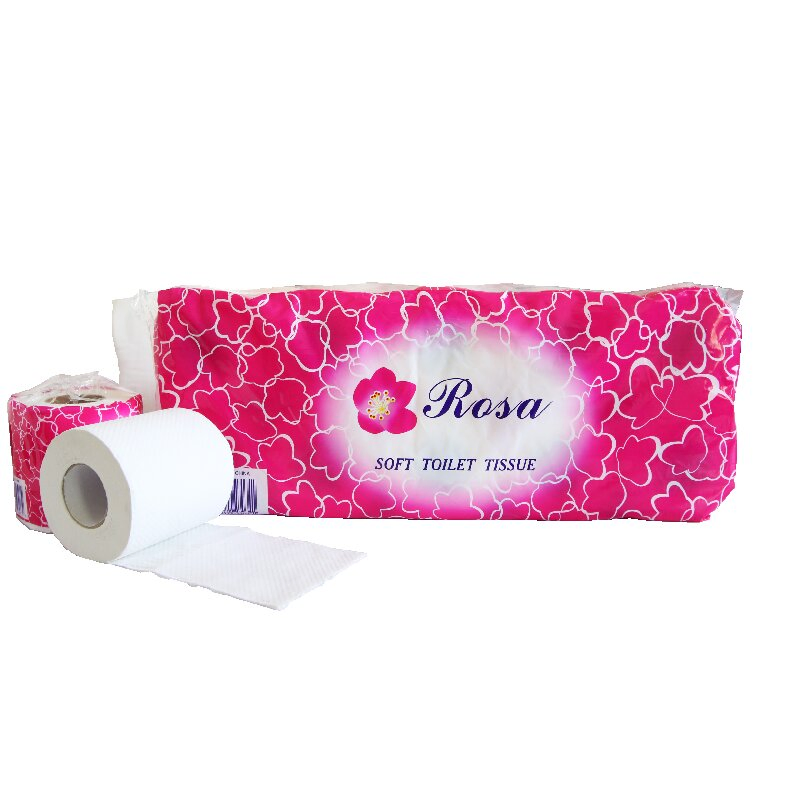 Hot Selling Bamboo Sanitary Paper Rolls Household Cheap OEM Custom Commercial Virgin Wooden Pulp Printed Cotton Pulp Toilet Tissue for Bedroom Toilet