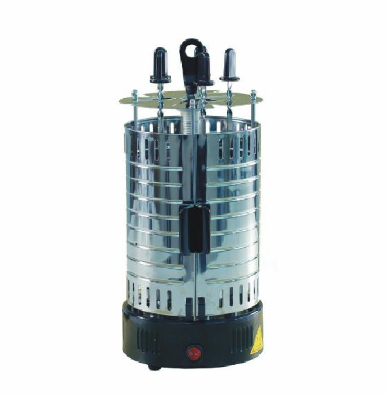 Electric Vertical Kebob BBQ Grill Spit Rotisserie