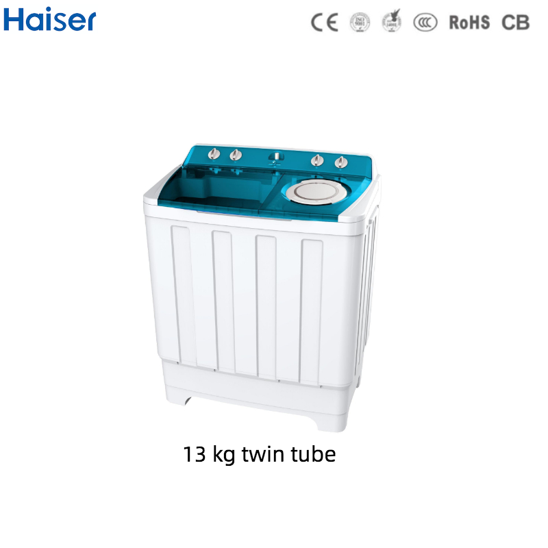 Blue Transparent Cover 13 Kg Twin Tube Washing Machine