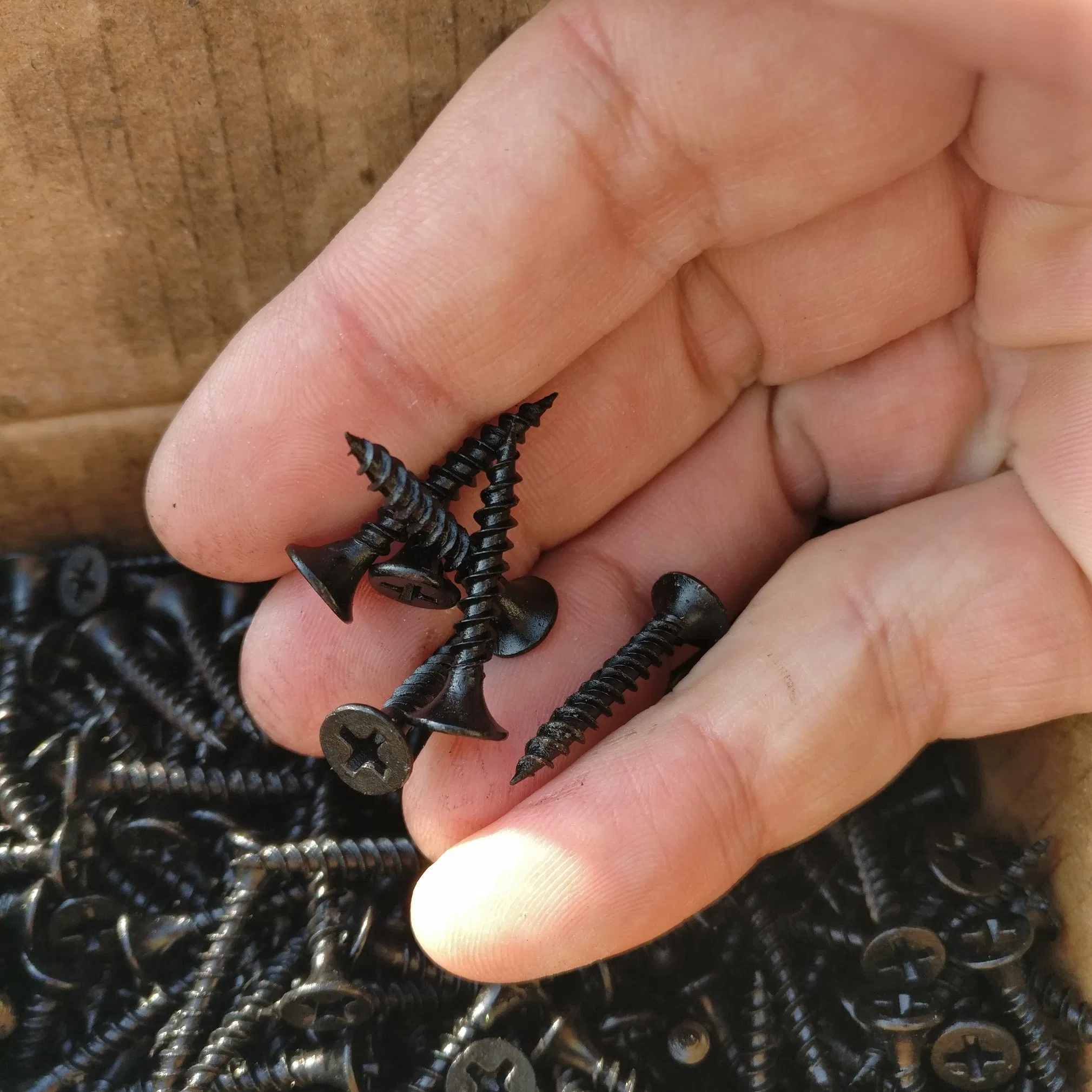 Black/Grey Phosphated Good Quality Bugle Head Drywall Screw