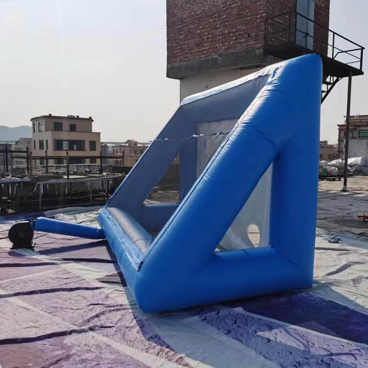 Guangzhou China Outdoor Sport Games Inflatable Soccer Football Goal Inflatable Portable Mini Soccer Goal with Net Inflatable Soccer Door