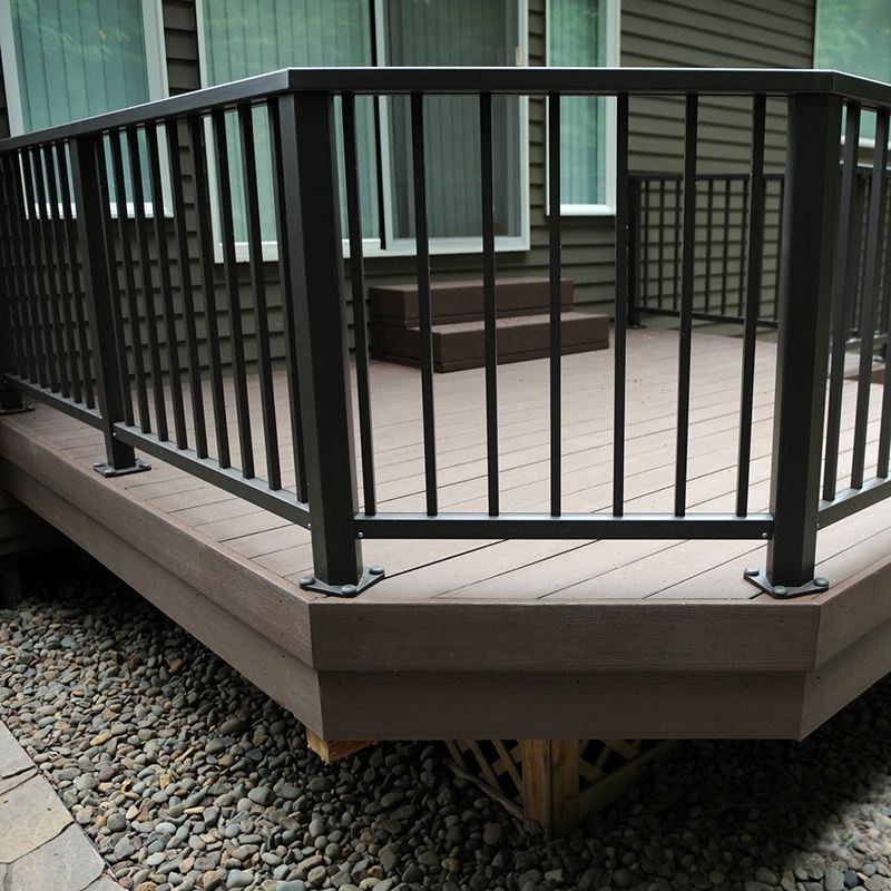 Aluminium Railing / Balustrade for Balcony and Stairs