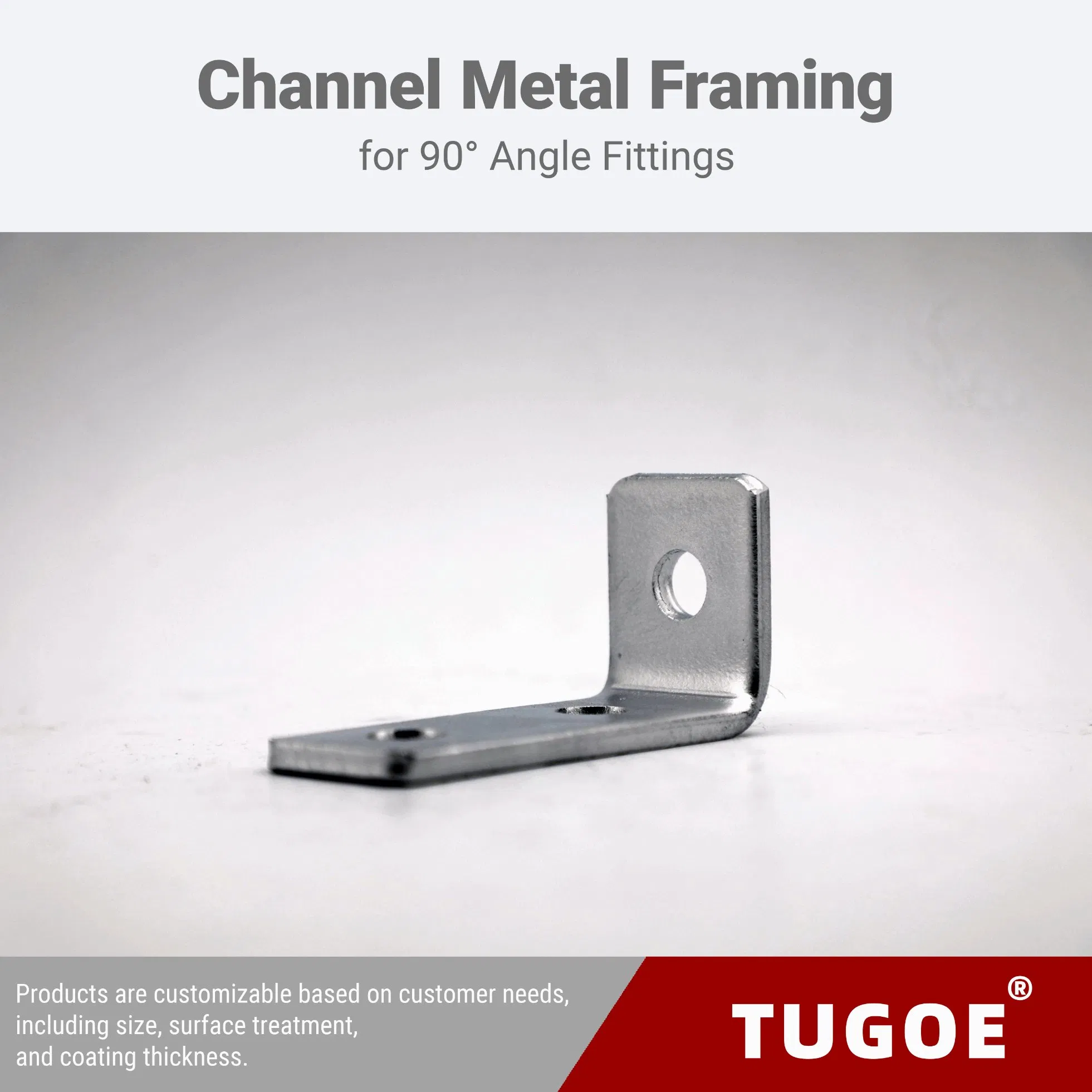 High Standard Galvanized Anti Vibration Unistrut HDG 90-Degree C Channel