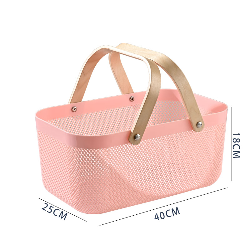 Hot Sale Big Size Fruit and Vegetable Plastic Storage Basket
