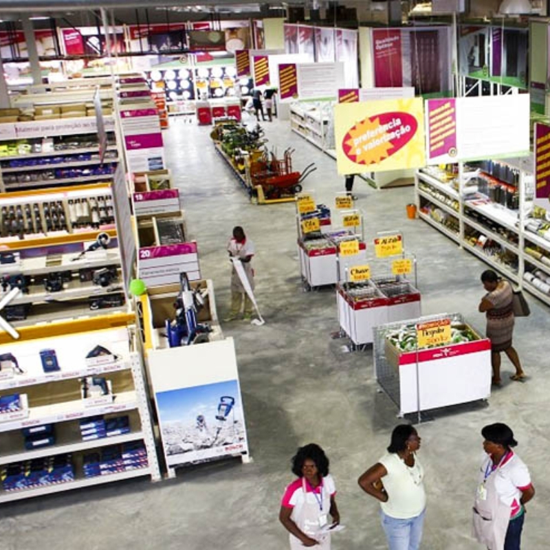 Prefabricated Steel Structure Shopping Mall Steel Buildings in Angola