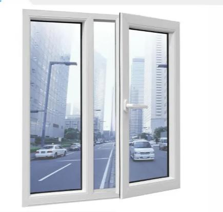 Factory Supply PVC Double Casement Window, Hurricane Impact Windows