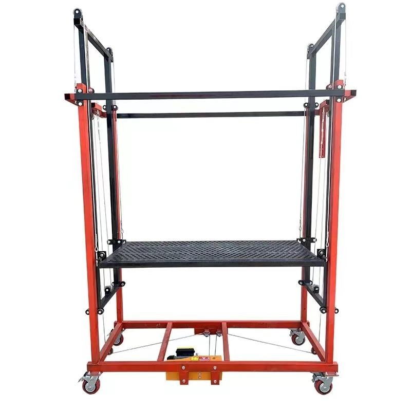 High Quality Electric Scaffolding Lift 2-12meters Mobile Lifting Platform Foldable Electric Scaffolding