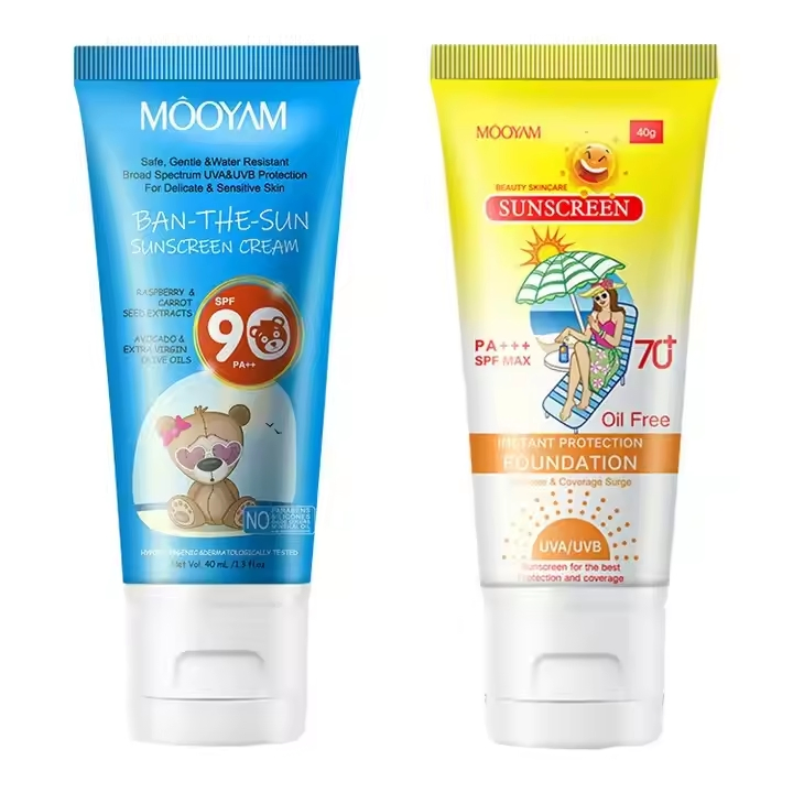 Sun Cream SPF70+ PA+++ Lightweight Daily Sunblock Natural Sunscreen 40g