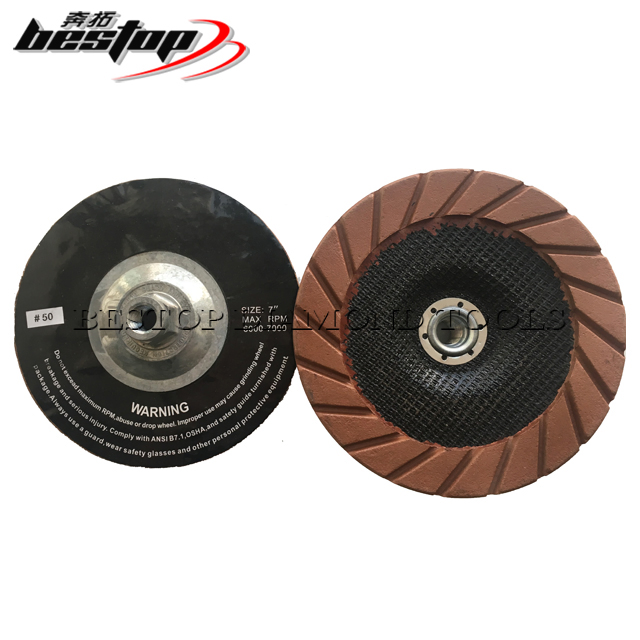 7 Inch Diamond Ceramic Cup Edging Wheel for Grinding Concrete and Terrazzo