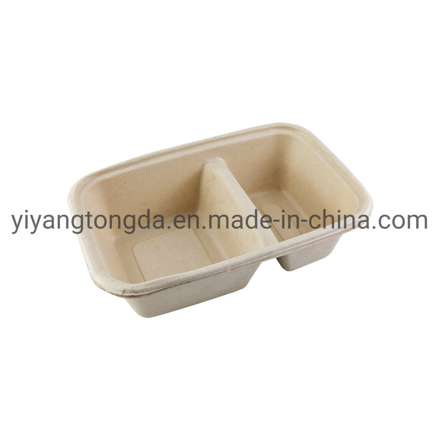Disposable 750ml Sugarcane White Bagasse Food Containers