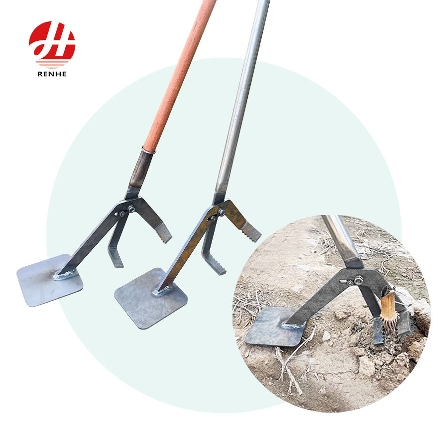Heavy-Duty Ergonomic Garden Root Puller Tool for Easy Weeding