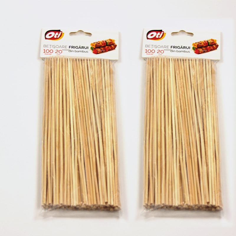 Disposable Biodegradable Simple Style Design Natural Environmental Bamboo Stick for BBQ